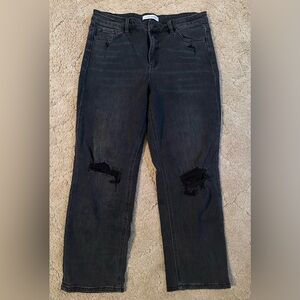 Flying Monkey Black Straight Leg Jeans